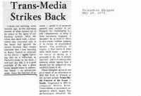 Trans/Media news article