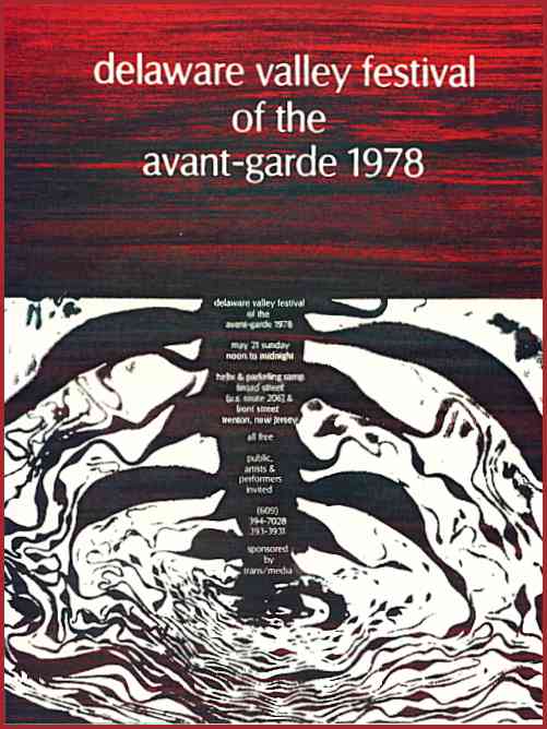 Delaware Valley Festival of the Avant-Garde 1978 Poster Clip